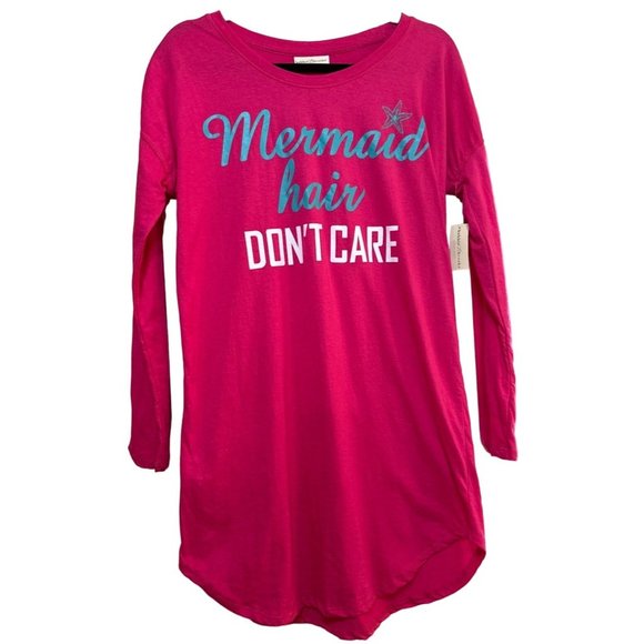 Bobbie Brooks Sleepwear Mermaid Hair Don't Care Cotton Blend Women's Size S NWT - Picture 1 of 15